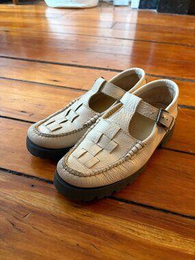 G.H. Bass Fisherman Mary Jane Loafer - Off White